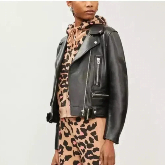 Wild Fox “Preppy Kitty Leopard” Print Everyday Hooded Sweatshirt Size Large NWT! - Picture 3 of 15